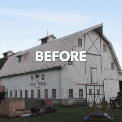 A barn renovation done by Spane Buildings in Skagit County