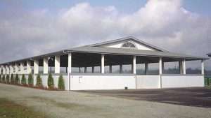 A pole arena built by Spane Buildings in Washington State