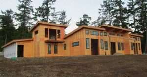 A pole buildings home built by Spane Buildings in Snohomish County Washington State