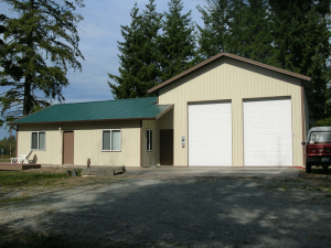 A Spane Buildings post frame home in Bellingham WA