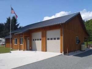 A Spane Buildings post frame home in King County WA