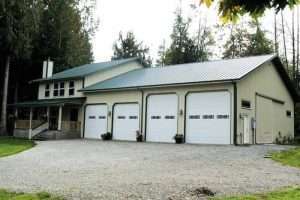 A Spane Buildings post frame home in Renton WA