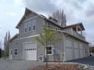A Spane Buildings post frame home in Skagit County