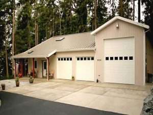 A Spane Buildings post frame home in Snohomish County WA