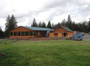 An arena and equestrian facility built by Spane Buildings in Pierce County WA
