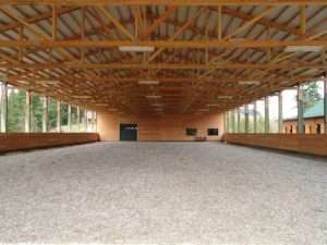 An arena and horse barn built by Spane Buildings in Maple Valley WA