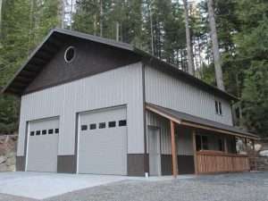 Another garage built by Spane Buildings in Alger WA