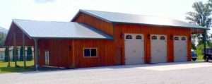 Another garage built by Spane Buildings in Burlington WA
