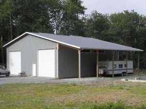 Another garage built by Spane Buildings in Island County WA