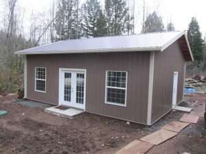 Another garage built by Spane Buildings in Skagit County