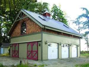 Another garage built by Spane Buildings in Snohomish County WA