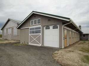 Another view of an arena built by Spane Building the best stable builder in Snohomish County WA