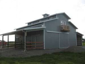 Barn built by Spane Buildings in Bellingham WA