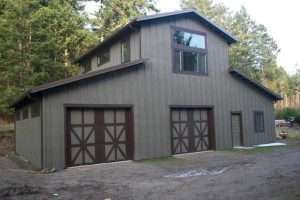 Barn built by Spane Buildings in Buckley WA