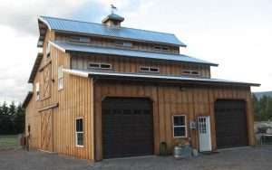 Barn built by Spane Buildings in Granite Falls WA