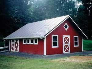 Barn built by Spane Buildings in Lewis County WA