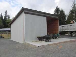 Barn built by Spane Buildings in Mukilteo WA