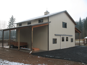 Barn built by Spane Buildings in Renton WA