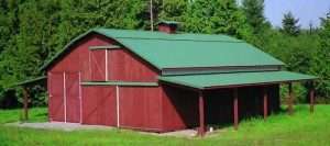 Barn built by Spane Buildings in Stanwood WA