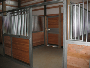 Doors to a barn by Spane Buildings in Skagit County WA