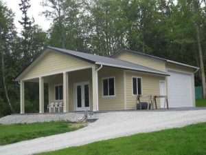 Garage built by Spane Buildings in Bellingham WA