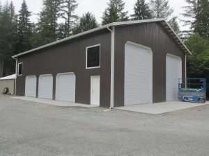 Garage built by Spane Buildings in Coupeville WA