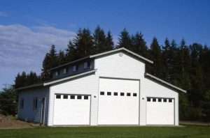 Garage built by Spane Buildings in Deception Pass WA