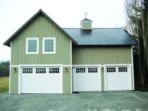 Garage built by Spane Buildings in Everett WA