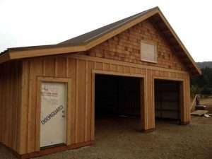 Garage built by Spane Buildings in Fife Washington State