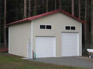 Garage built by Spane Buildings in Lynden WA