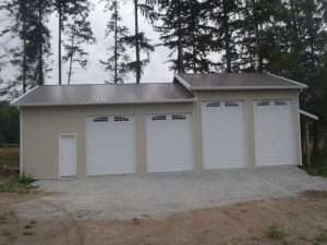 Garage built by Spane Buildings in Mt. Vernon WA