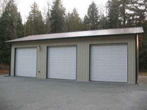 Garage built by Spane Buildings in Skagit County WA