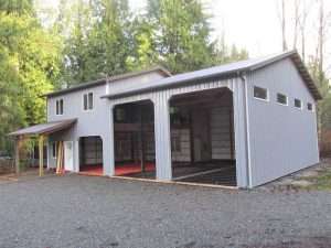 Garage built by Spane Buildings in Woodinville WA