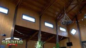 Interior of Carleton Farms barn by Spane Buildings in Lake Stevens WA