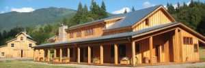 Post Frame residence by Spane Buildings in Skagit County WA