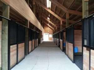 Stalls built by Spane Buildings in Monroe WA