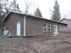 View of another garage built by Spane Buildings in Skagit County WA