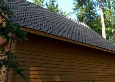 Spane Buildings garage reroof in Camano Island WA front view