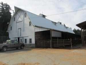 Another view of a Spane Buildings barn reroof after completion