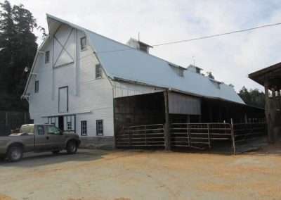 Another view of a Spane Buildings barn reroof after completion