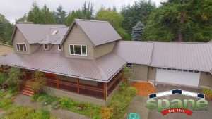 Spane Buildings metal reroof in Woodinville WA