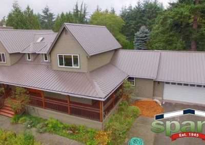 Spane metal reroof in Woodinville WA