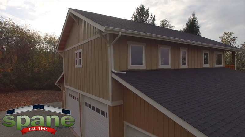 Post Frame Garage – Camano Island – Spane Buildings